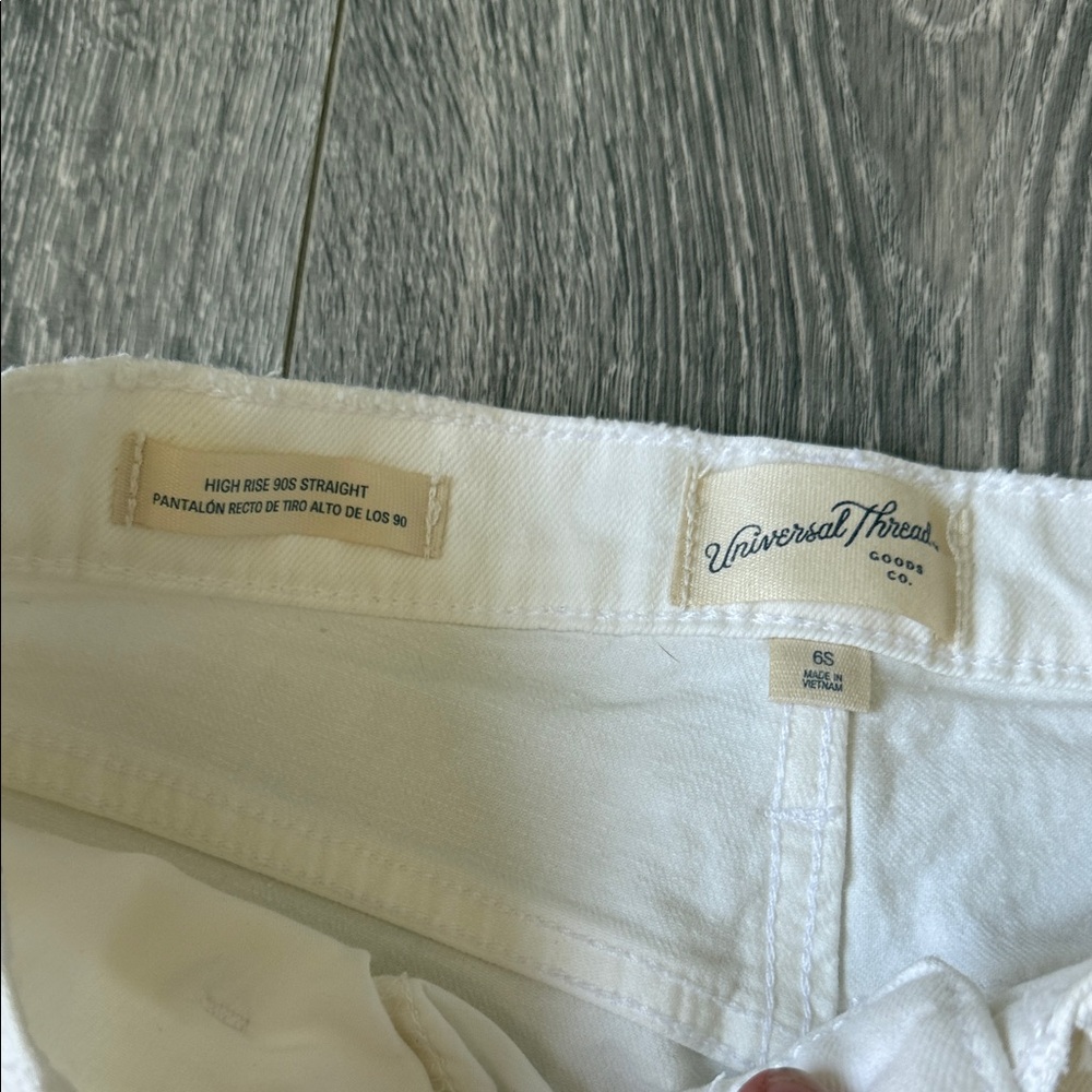 Universal Thread Cream High Rise Jeans - Picture 2 of 6